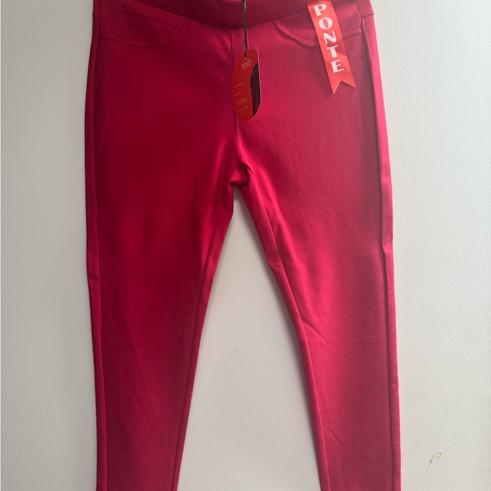 Vibrant magenta Ponte Leggings